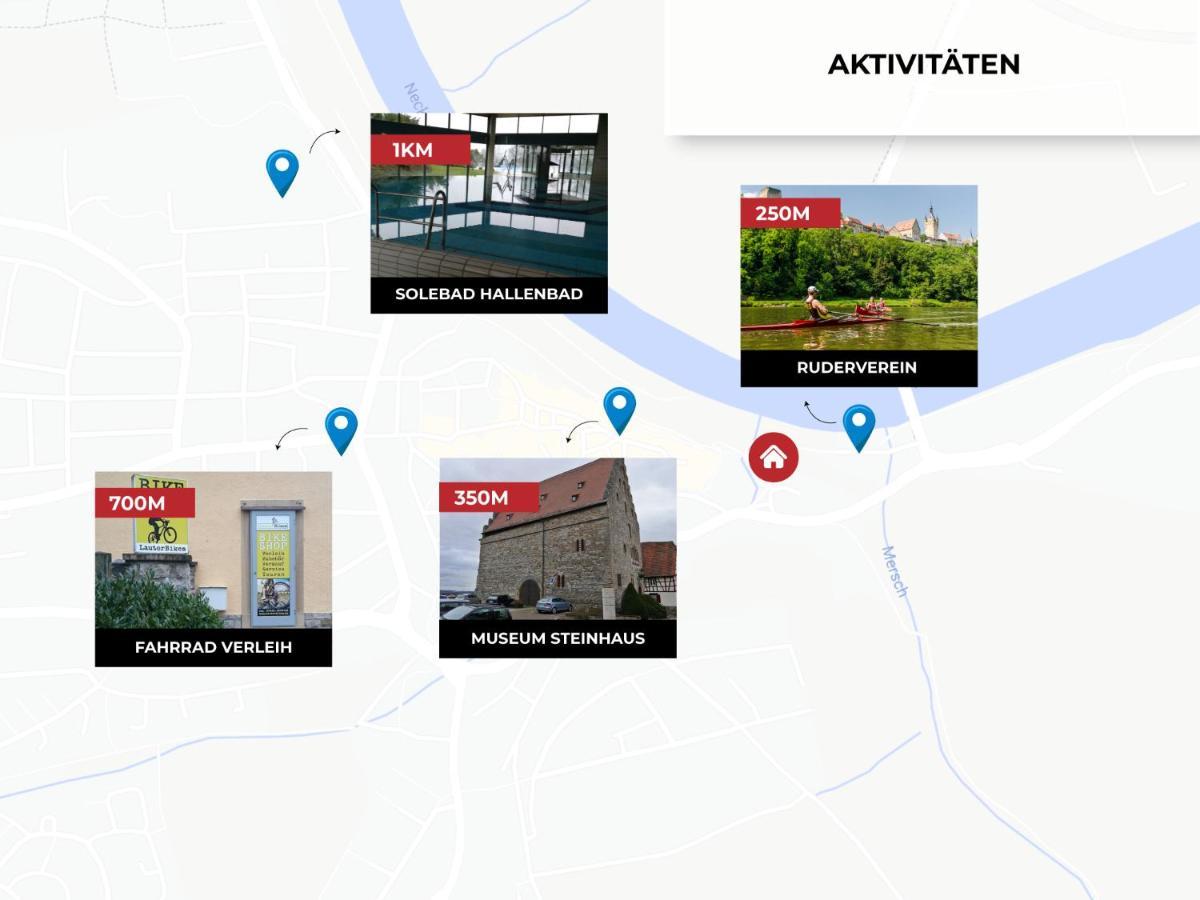 Wohnung In Top-Lage - Direkt Am Bahnhof 巴特温普芬 外观 照片